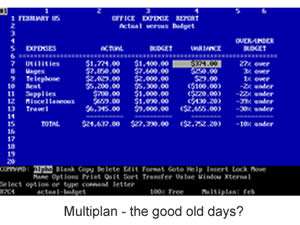 The Birth of Spreadsheets