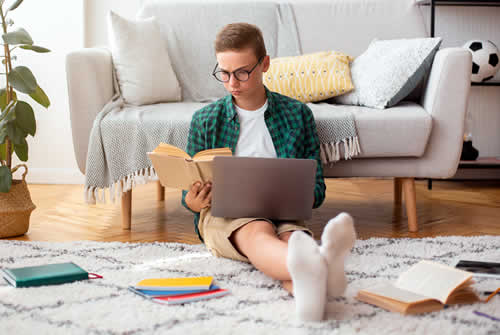 Home can be a great place to study!