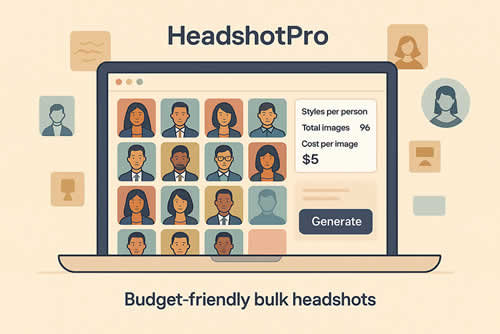 HeadshotPro screen shot