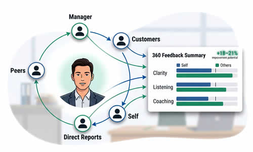 360-Degree Feedback gives a wide view of how things work
