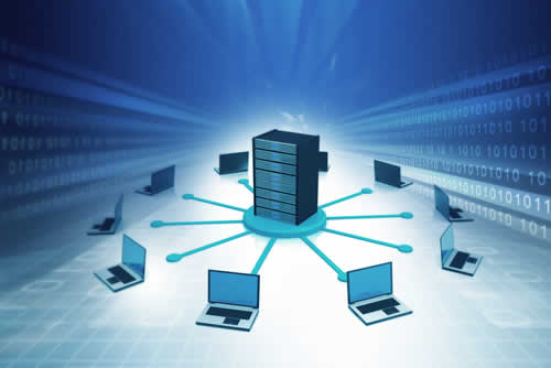 A business IT resource is often the hub for multiple remote connections