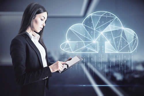 IT worker monitoring security settings