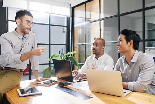 Office manager training staff