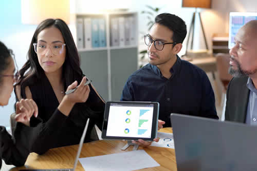 Project meeting to discuss progress