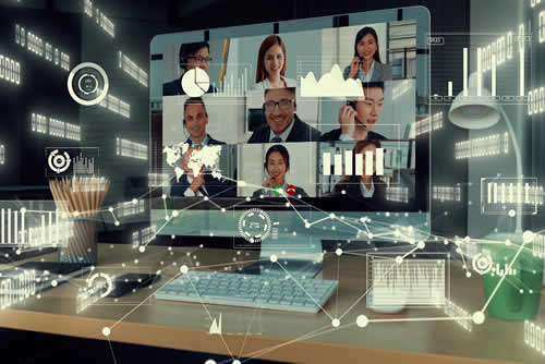 A busy remote IT environment