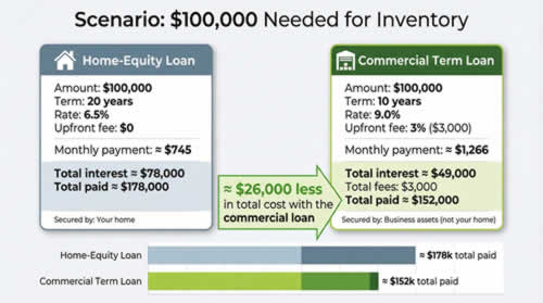 Scenario of an inventory loan