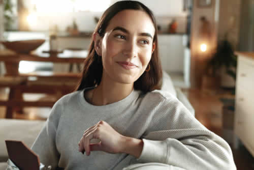 Someone with a secure attachment style