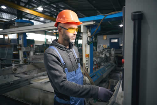 Process engineer at work