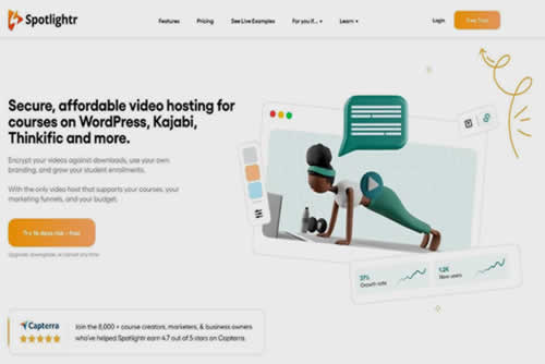 Spotlightr home screen