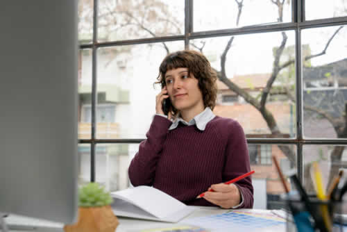 Person focusing on the job they are doing