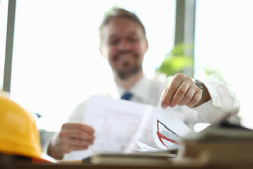 Contractor protected by insurance