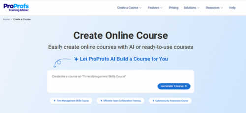 Screenshot for ProProfs