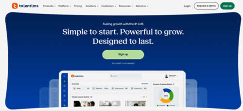 Screenshot for talentlms