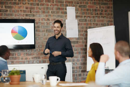 Giving an engaging business peresentation