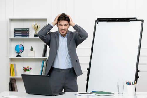 Frustrated training manager