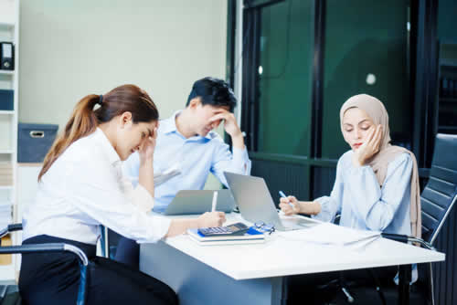 Office team over stretched