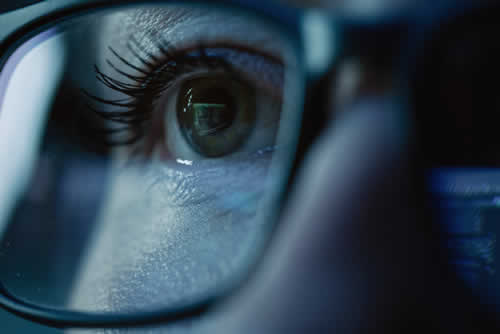 Hacker viewing information