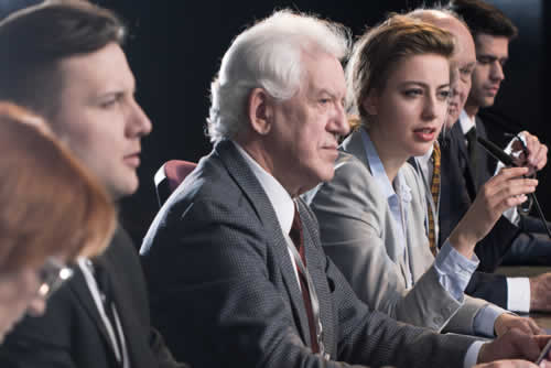 Executives on strategy course