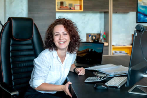 Cheerful small business entrepreneur