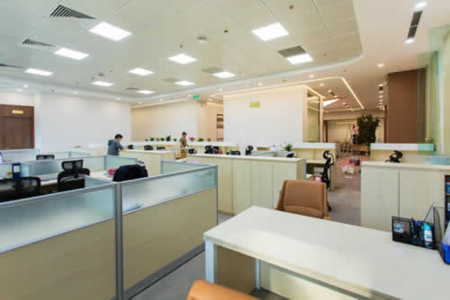 Open plan office