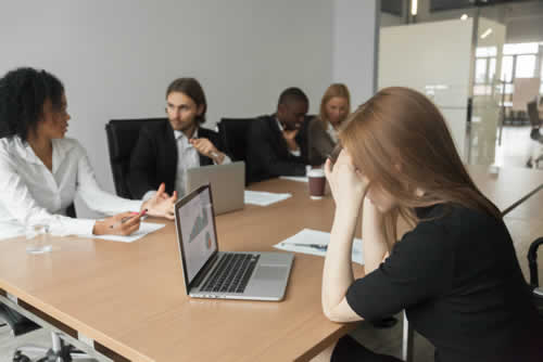 Office work being disrupted by noise
