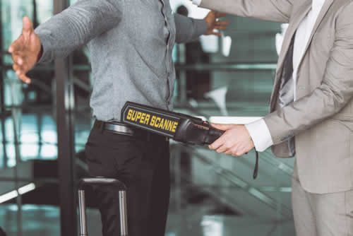 Weapon detection security system