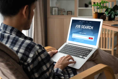 Job seeker using an online platform