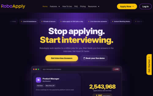 RoboApply screenshot