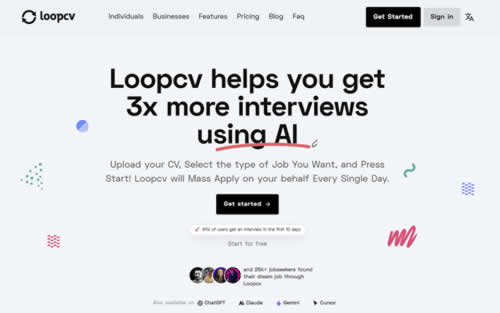 LoopCV screenshot