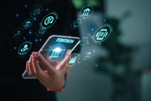 Using a fintech app